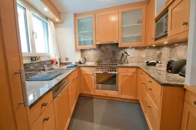 Küche/Küchenzeile in der Unterkunft Apartment Lora, La Villa Emeline