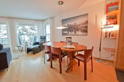 Ein Sitzbereich in der Unterkunft Apartment Lora, La Villa Emeline