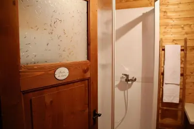 Ein Badezimmer in der Unterkunft Gîte de Planchouet