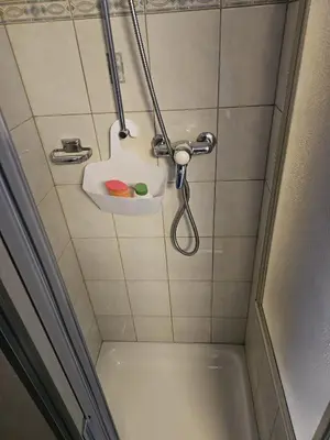 Ein Badezimmer in der Unterkunft 5 Zimmer-Wohnung mit Garage und Sauna