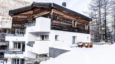 Das Gebäude in dem sich die Ferienwohnung befindet