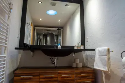 Ein Badezimmer in der Unterkunft Chalet Santa Maria