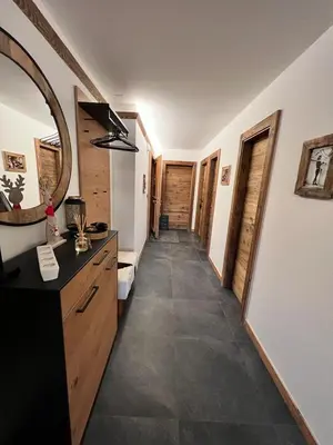Küche/Küchenzeile in der Unterkunft Résidence Robin des Bois, Crans-Montana, luxueux appartement avec vue imprenable