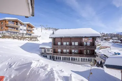 Krone Apartment im Winter