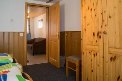 Ein Bett oder Betten in einem Zimmer der Unterkunft Chalet Wurzenbord 1