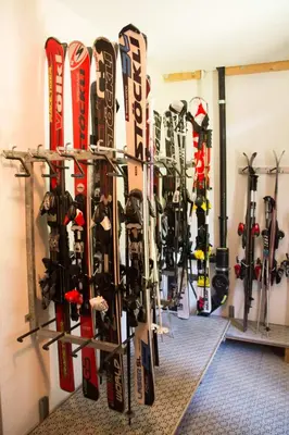 Das Fitnesscenter und/oder die Fitnesseinrichtungen in der Unterkunft Chalet Wurzenbord 1