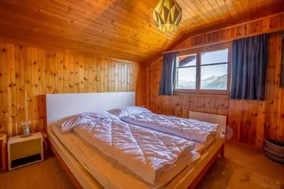 Ein Bett oder Betten in einem Zimmer der Unterkunft Bärgdohla Attika