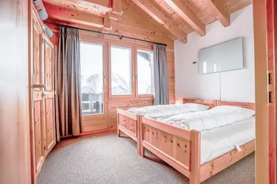 Ein Bett oder Betten in einem Zimmer der Unterkunft Gunneheim Attika