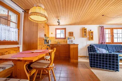 Küche/Küchenzeile in der Unterkunft Vieux Valais Heidi