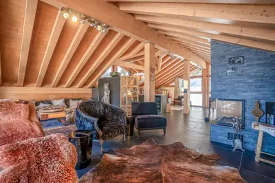Ein Sitzbereich in der Unterkunft Caspar Penthouse