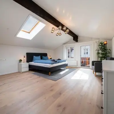 Large apt in town center next to Brunngasse & near lake