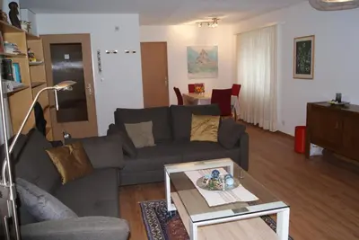 Ein Sitzbereich in der Unterkunft Haus Richemont