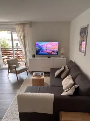 TV/Unterhaltungsangebot in der Unterkunft Charmant appart, avec parking à quelques minutes du départ des télécabines