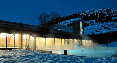 Chalet Halten im Winter