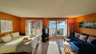 Ein Bett oder Betten in einem Zimmer der Unterkunft Haus Santa Fee