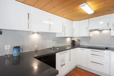 Küche/Küchenzeile in der Unterkunft Charming Apartment-Prime Location