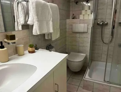 Ein Badezimmer in der Unterkunft Appartement rénové