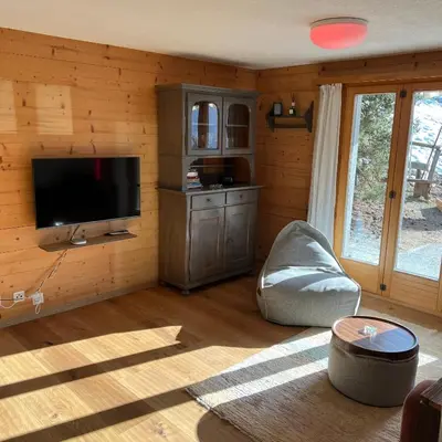 Küche/Küchenzeile in der Unterkunft Chalet La Lumiere by Alte Bock