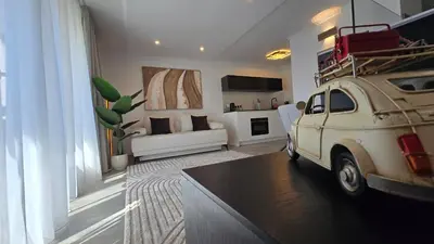 Ein Sitzbereich in der Unterkunft Apartment BugerStay