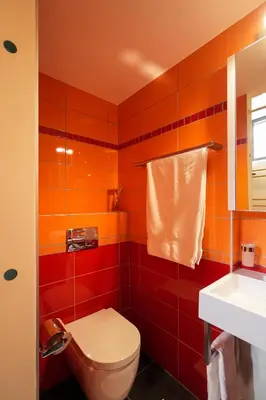 Ein Badezimmer in der Unterkunft Dans ma bulle