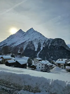 Naturlandschaft in der Nähe des Chalets