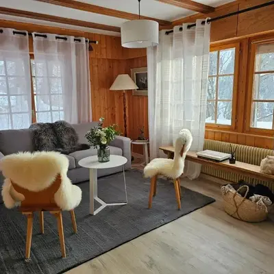 Chalet Alpin vue Dent Blanche