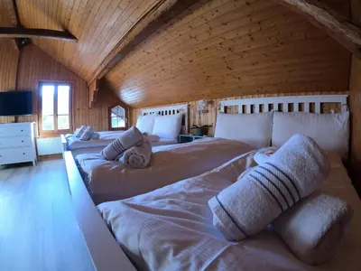 Ein Bett oder Betten in einem Zimmer der Unterkunft Panorama Apartment