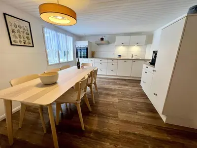 Küche/Küchenzeile in der Unterkunft Chalet im Wallis