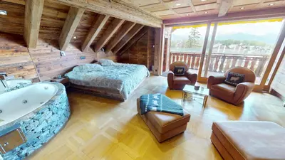 Grundriss der Unterkunft Studio with Private Jacuzzi - Stunning Swiss Alps Views - RPO31-62