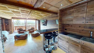 Grundriss der Unterkunft Studio with Private Jacuzzi - Stunning Swiss Alps Views - RPO31-62