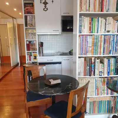 Die Bibliothek in der Ferienwohnung