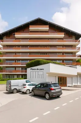Das Gebäude in dem sich die Ferienwohnung befindet