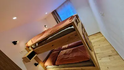 Ein Bett oder Betten in einem Zimmer der Unterkunft Silberdistel Brand-new luxury apartment with private terrace