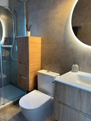 Ein Badezimmer in der Unterkunft New studio in Crans center