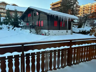 New studio in Crans center im Winter