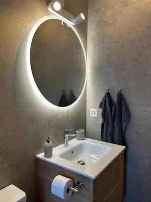 Ein Badezimmer in der Unterkunft New studio in Crans center