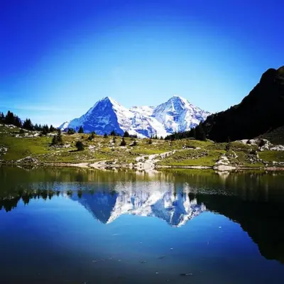 Naturlandschaft in der Nähe des Ferienhauses