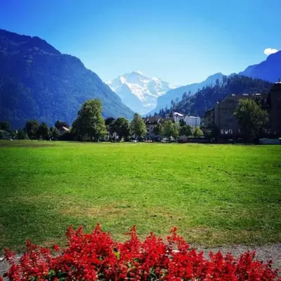 Naturlandschaft in der Nähe des Chalets