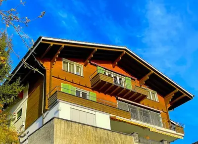 Das Gebäude in dem sich die Ferienwohnung befindet