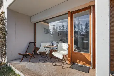 Grundriss der Unterkunft Studio chalet rénové au centre de la ville