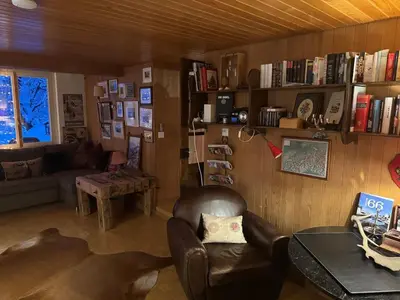 Die Bibliothek in der Ferienwohnung