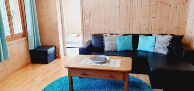 Ein Sitzbereich in der Unterkunft JuKa