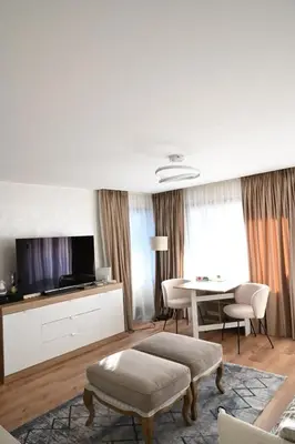 TV/Unterhaltungsangebot in der Unterkunft Crans Montana-Snow island