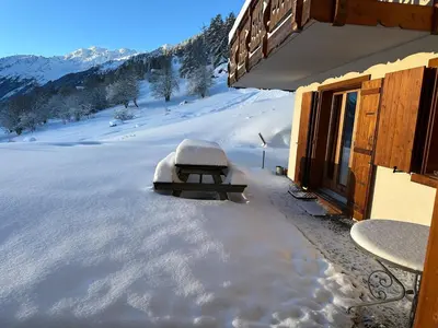 Thyon 4pièces, proche des pistes im Winter