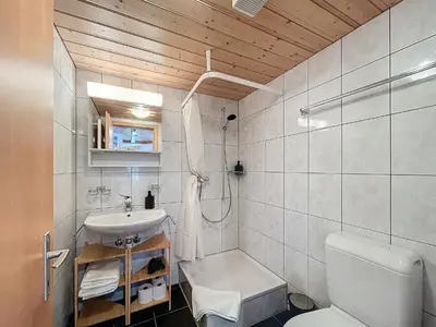 Ein Badezimmer in der Unterkunft Appartement Wengen - Charme Alpin