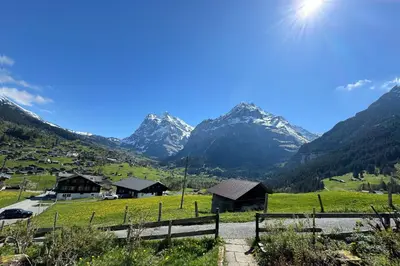 Naturlandschaft in der Nähe des Chalets