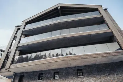 Das Gebäude in dem sich die Ferienwohnung befindet