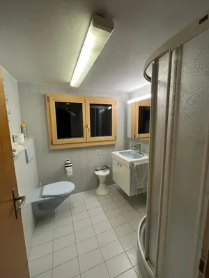 Ein Badezimmer in der Unterkunft Chalet Waldesruh