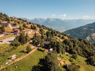 Naturlandschaft in der Nähe des Chalets