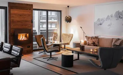 Ein Sitzbereich in der Unterkunft Navigare Resorts